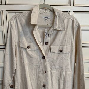 Madewell Cream Utility Jacket